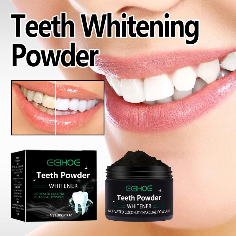 Teeth Whitening With Baking Soda - Bubuk Pemutih Gigi Arang / Bubuk