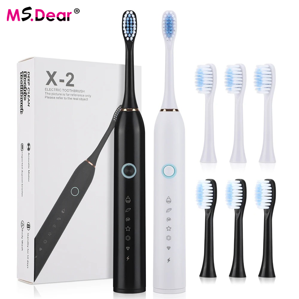 Teeth Whitening Doctor - Sikat Gigi Elektrik Sonic Cerdas Dewasa,
