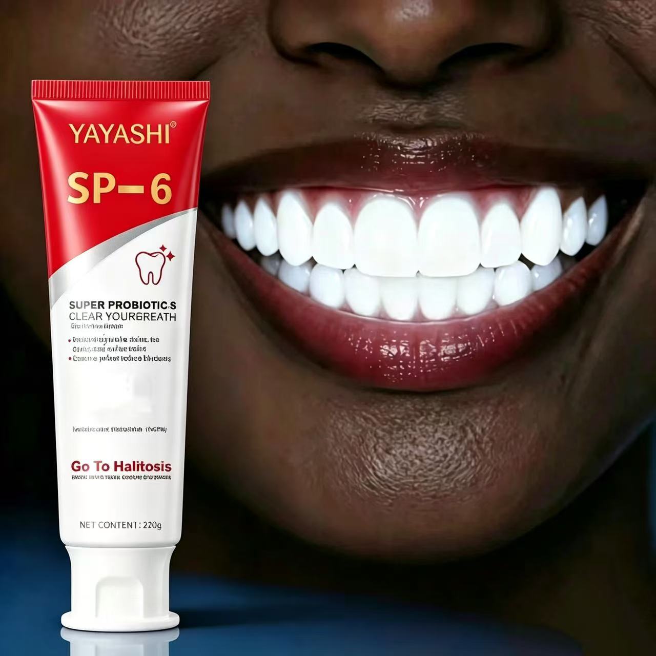Teeth Whitening Treatment - Pasta Gigi Probiotik Sp-6 Pemutih Mint