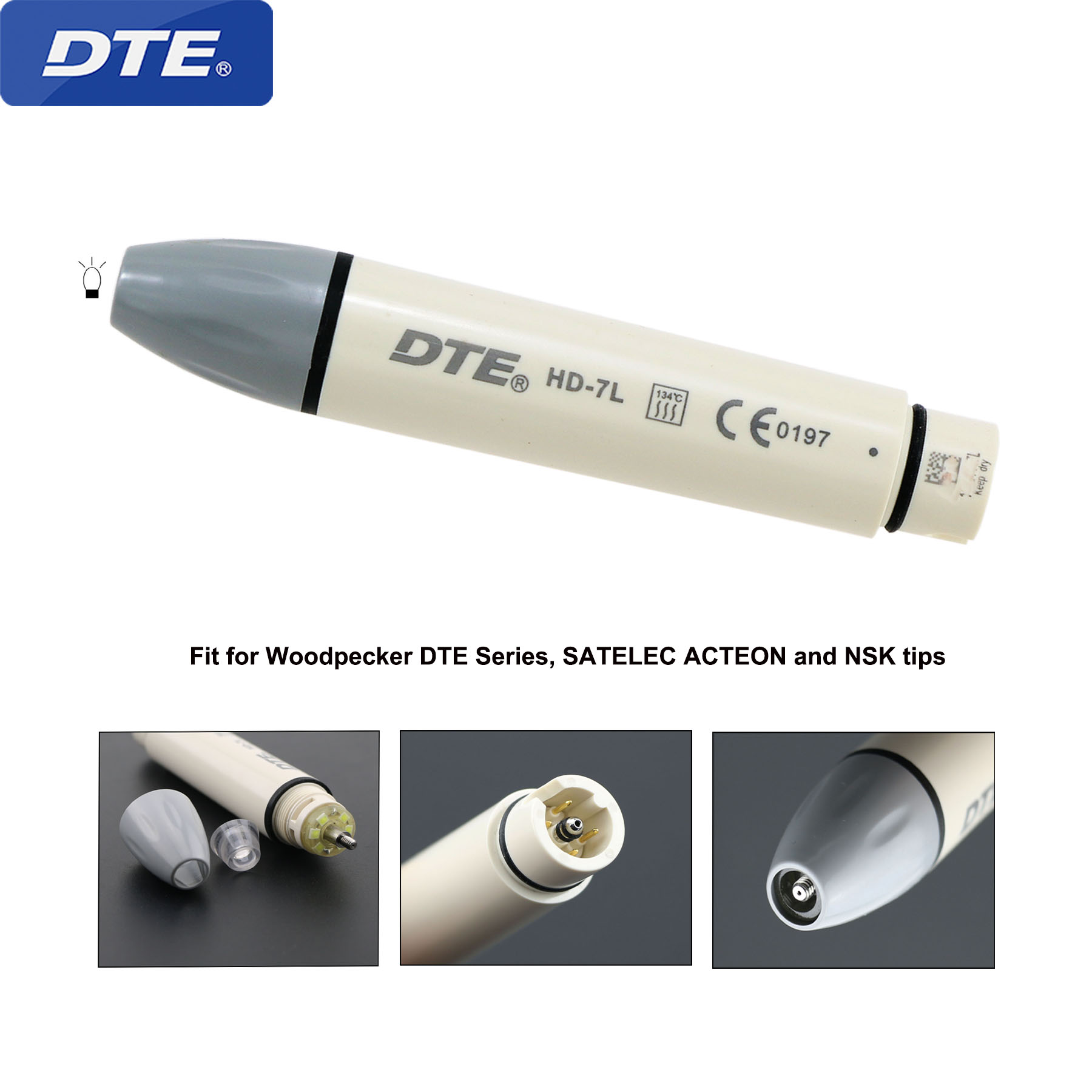 Teeth Whitening With Led Light - Pelatuk DTE Ultrasonik Gigi Piezo Scaler