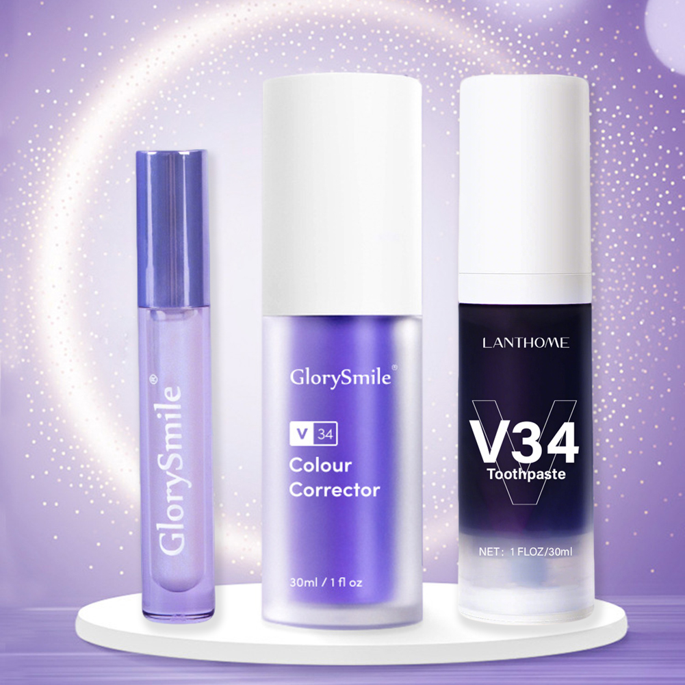Teeth Whitening Mousse - Serum Korektor Warna Gigi V34 30ml/Botol