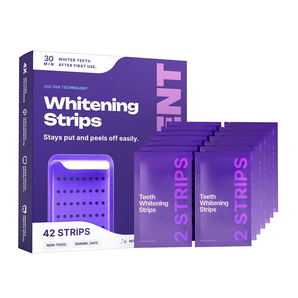 Teeth Whitening Gel Refills - 42 Strip Pemutih Gigi Ungu -