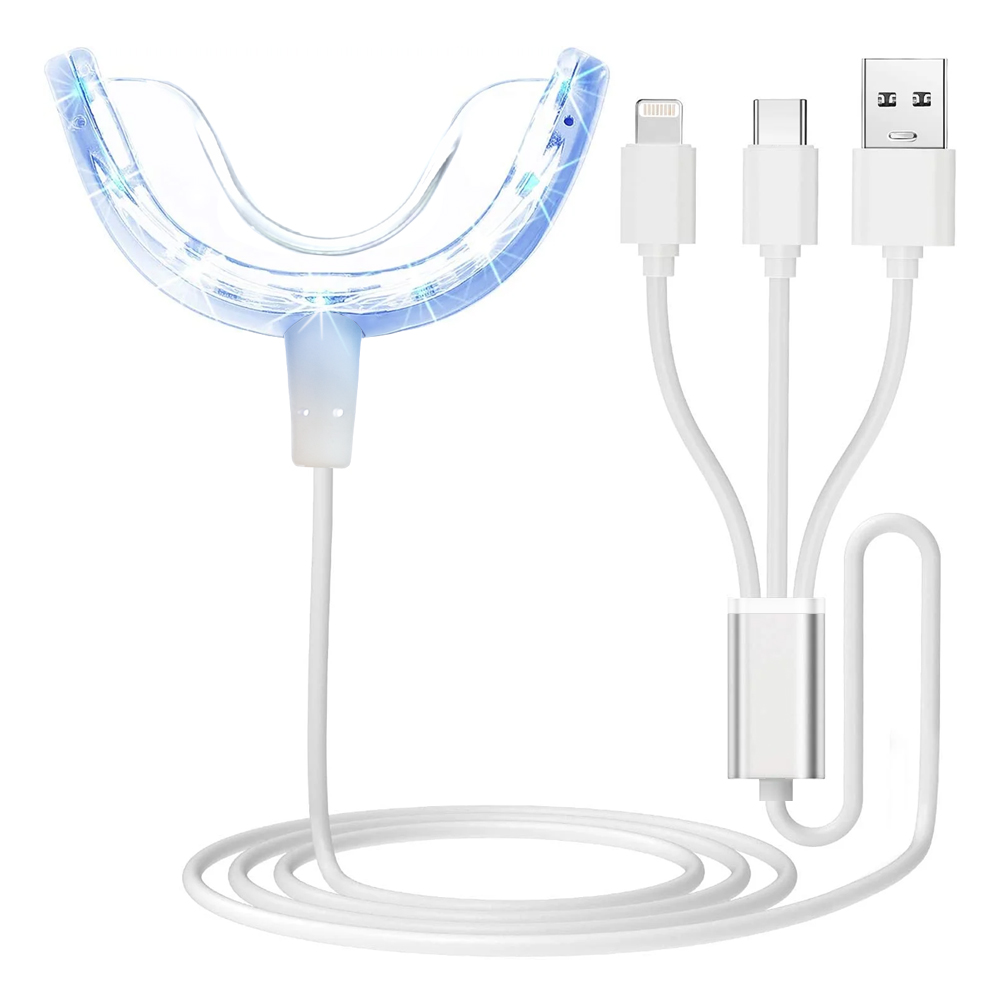 Teeth Whitening With Led Light - Lampu Akselerator Pemutih Gigi, Lampu LED