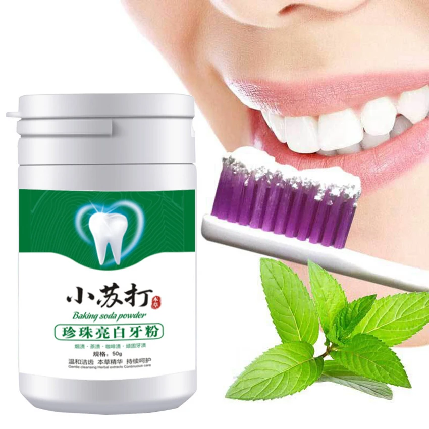 Teeth Whitening With Baking Soda - Bubuk Pemutih Gigi Soda Kue, Pembersih