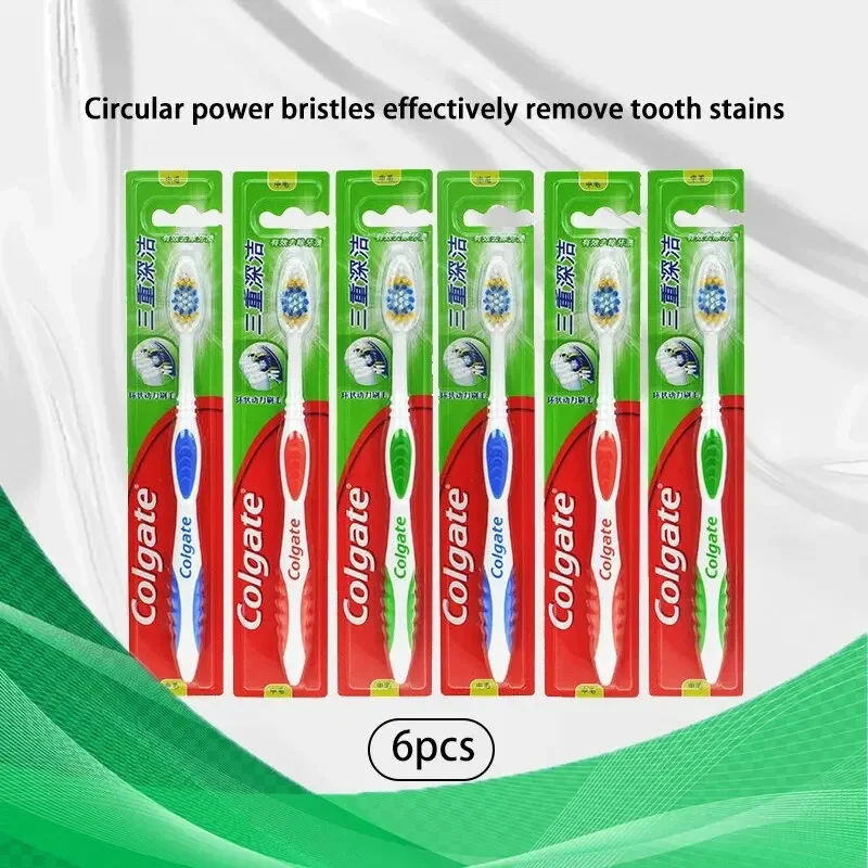 Teeth Whitening At Home - Clogate-Sikat Gigi Bulu Lembut Dewasa, Pemutih,