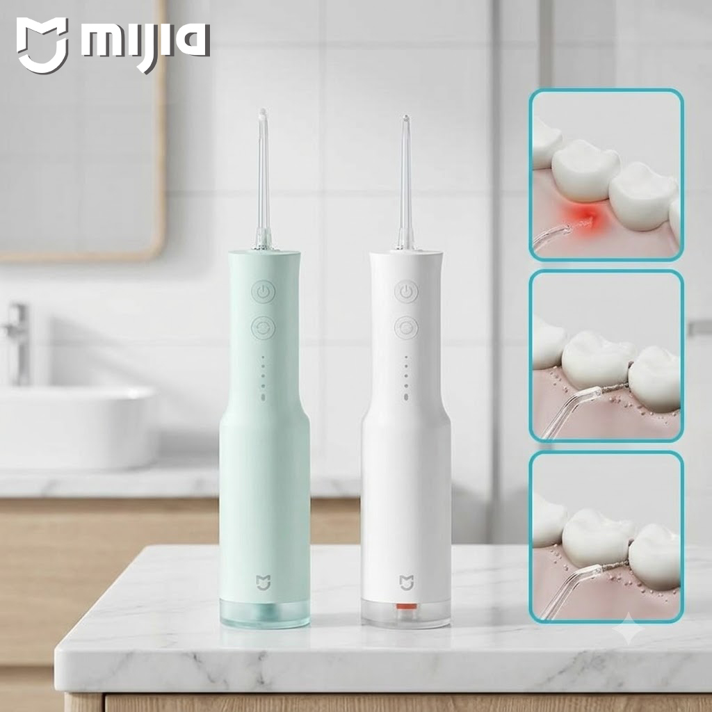 Teeth Whitening Quick - Xiaomi Irigator Mulut Portabel F300 Jet