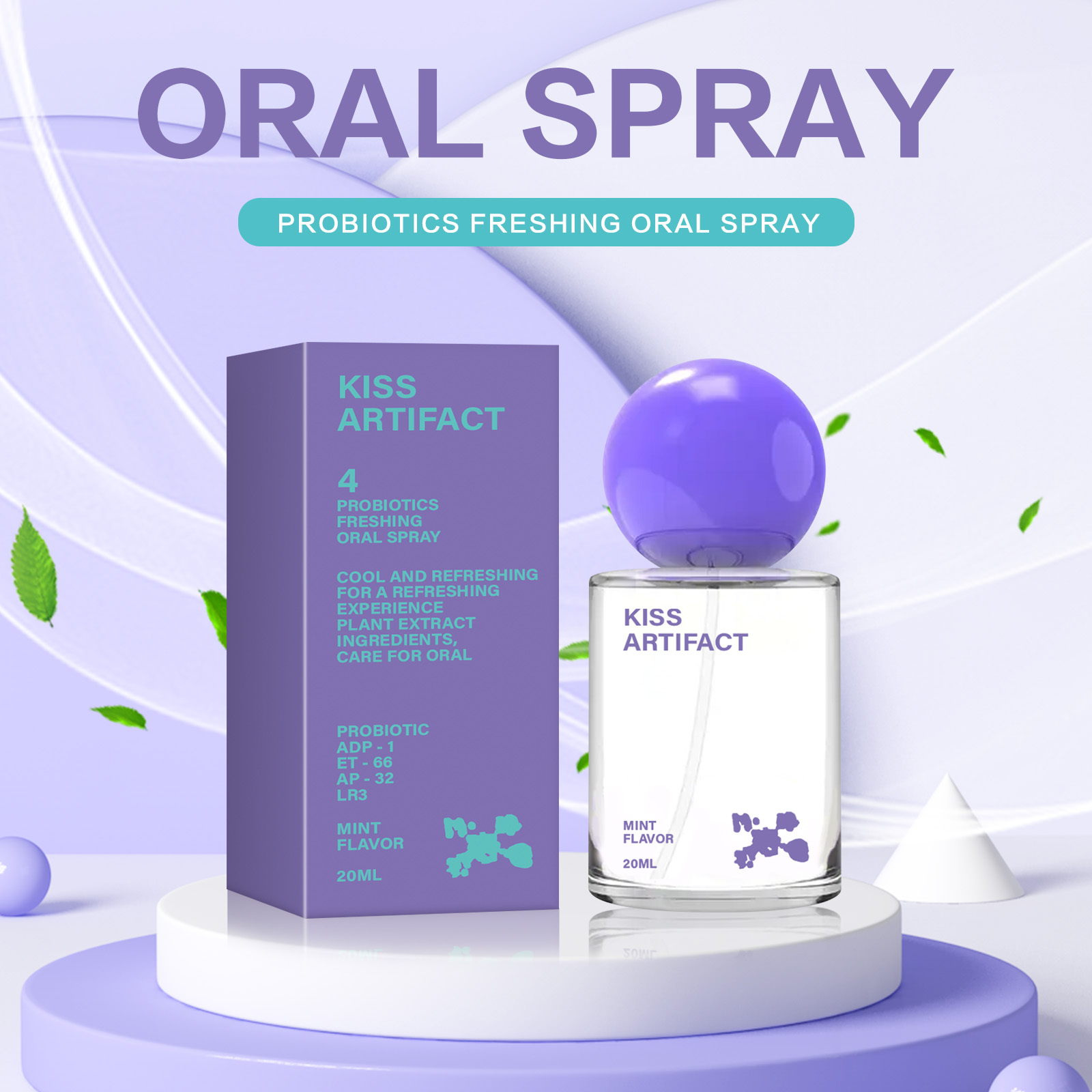 Whitening Mouthwash - Semprotan Penyegar Napas 20ML, Perlengkapan Perawatan