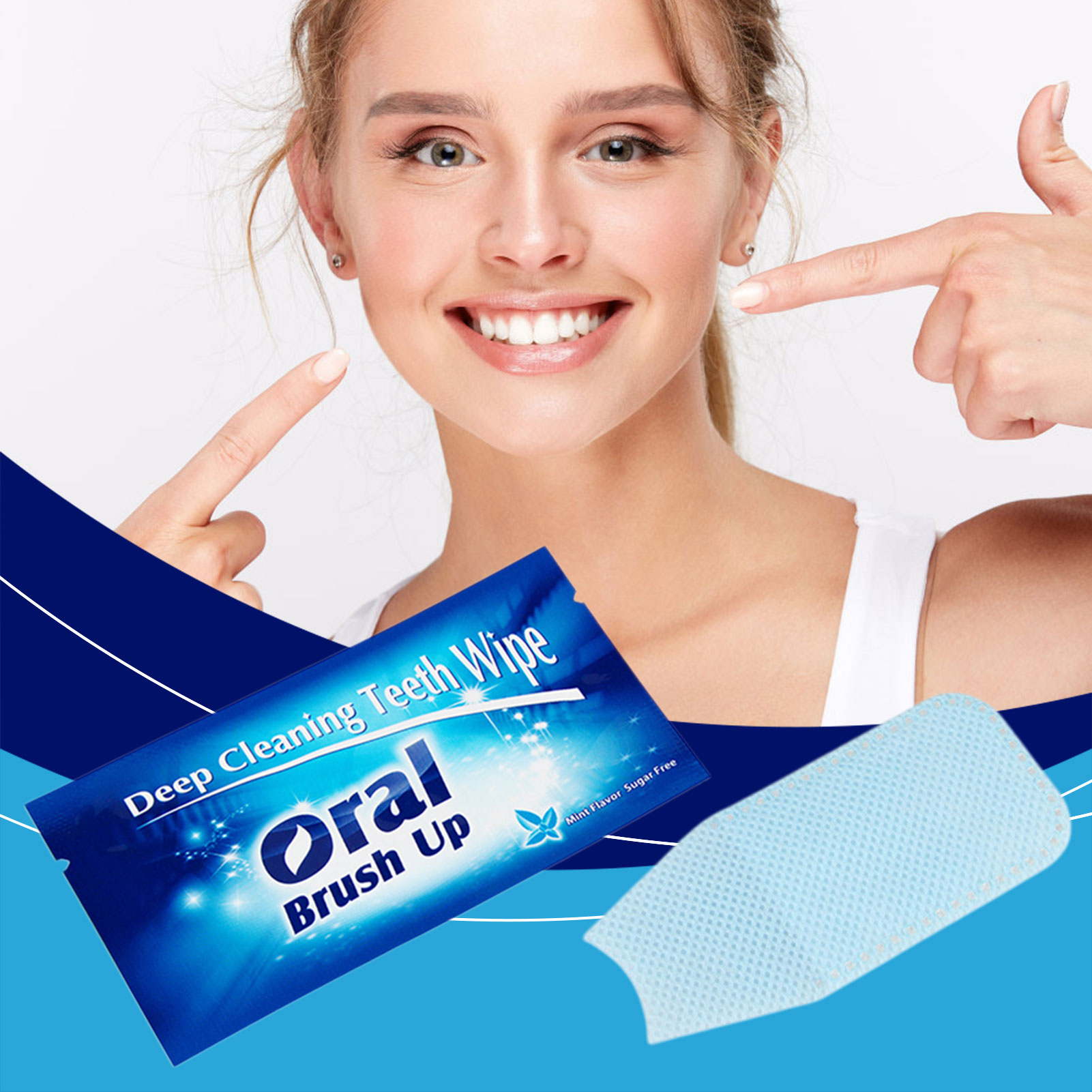 Teeth Whitening Quick - Lap Gigi Sekali Pakai Untuk Menghilangkan