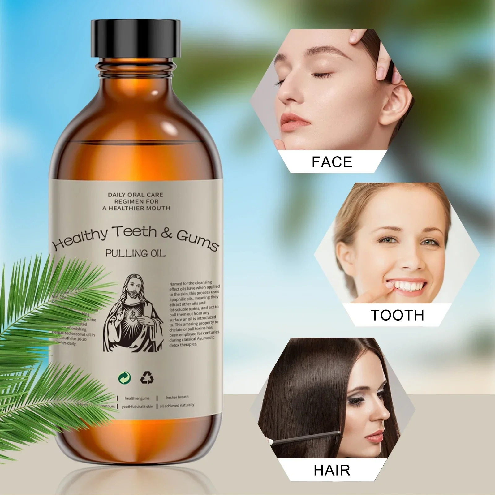 Minyak Kelapa untuk Mulut - Na - Whitening Mouthwash ulasan dan harga