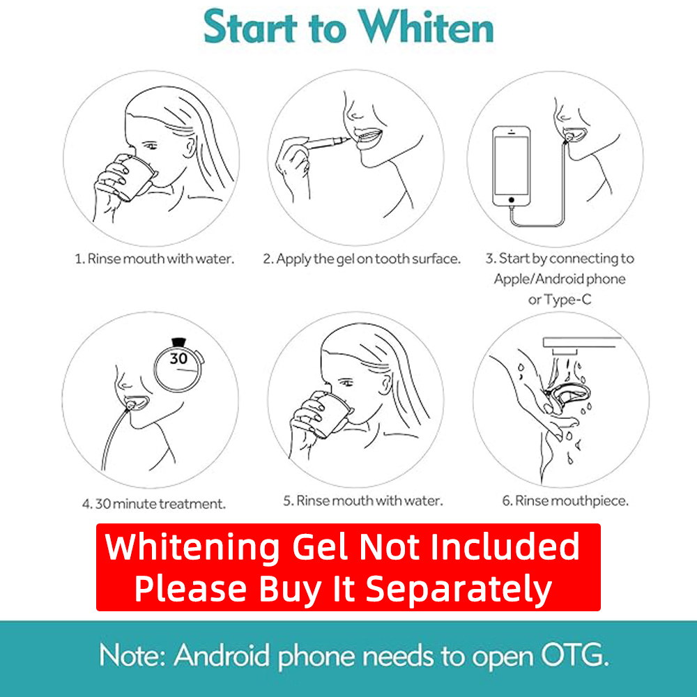 Kit Pemutih Gigi Vaclav 16 LED - Teeth Whitening Uv ulasan dan harga