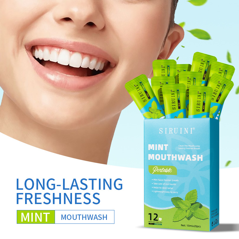 20 Buah Obat Kumur Sekali Paka - Whitening Mouthwash ulasan dan harga