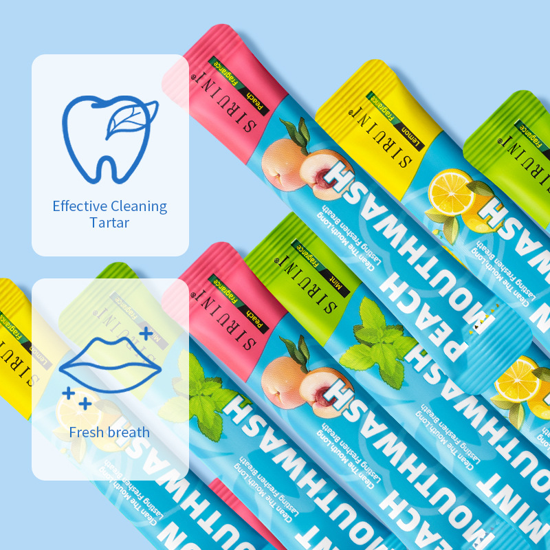 20 Buah Obat Kumur Sekali Paka - Whitening Mouthwash ulasan dan harga
