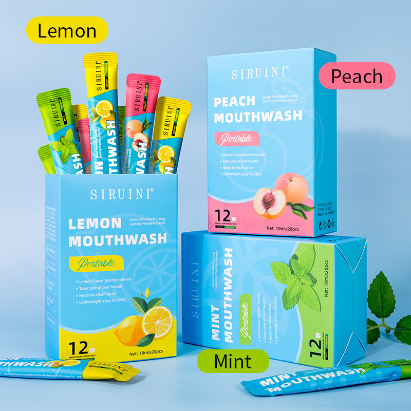 20 Buah Obat Kumur Sekali Paka - Whitening Mouthwash ulasan dan harga