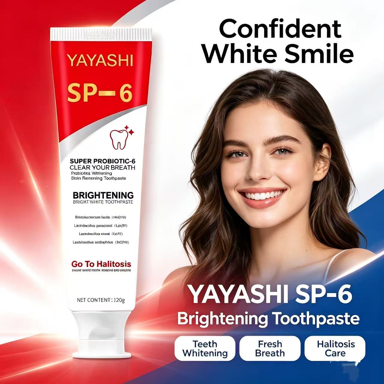 Pasta Gigi Probiotik Sp-6 Pemu - Teeth Whitening Treatment ulasan dan harga