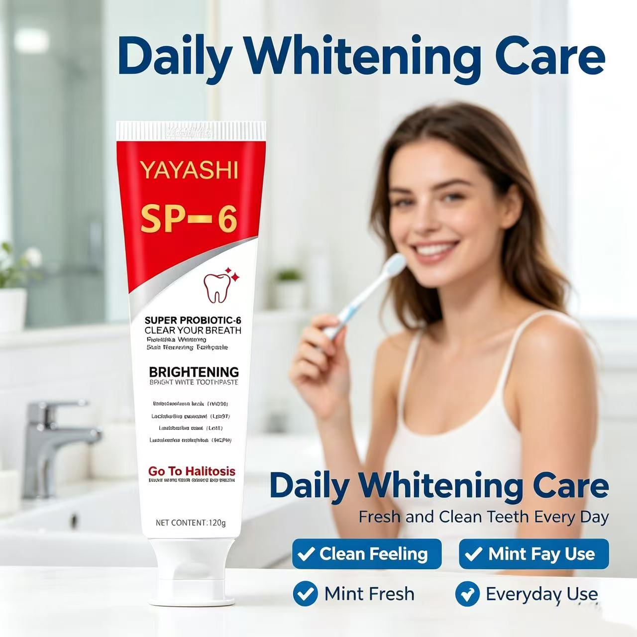 Pasta Gigi Probiotik Sp-6 Pemu - Teeth Whitening Treatment ulasan dan harga