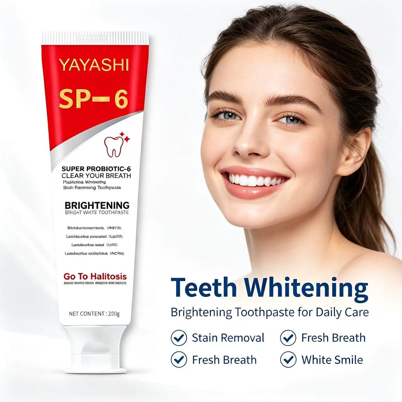 Pasta Gigi Probiotik Sp-6 Pemu - Teeth Whitening Treatment ulasan dan harga