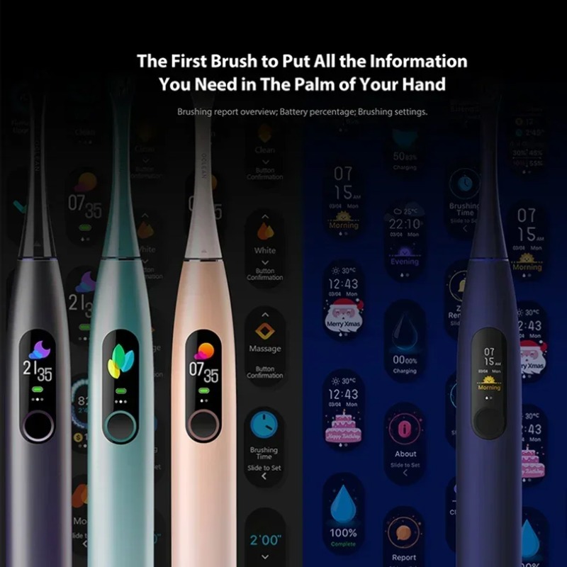 Oclean X Pro Sonic Sikat Gigi  - Teeth Whitening App ulasan dan harga