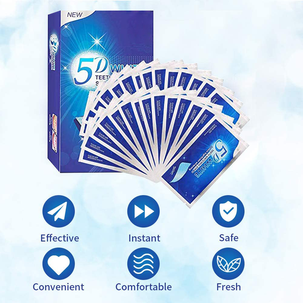 Strip Pemutih Gigi 5D Gel Pemu - Teeth Whitening Gel Refills ulasan dan harga