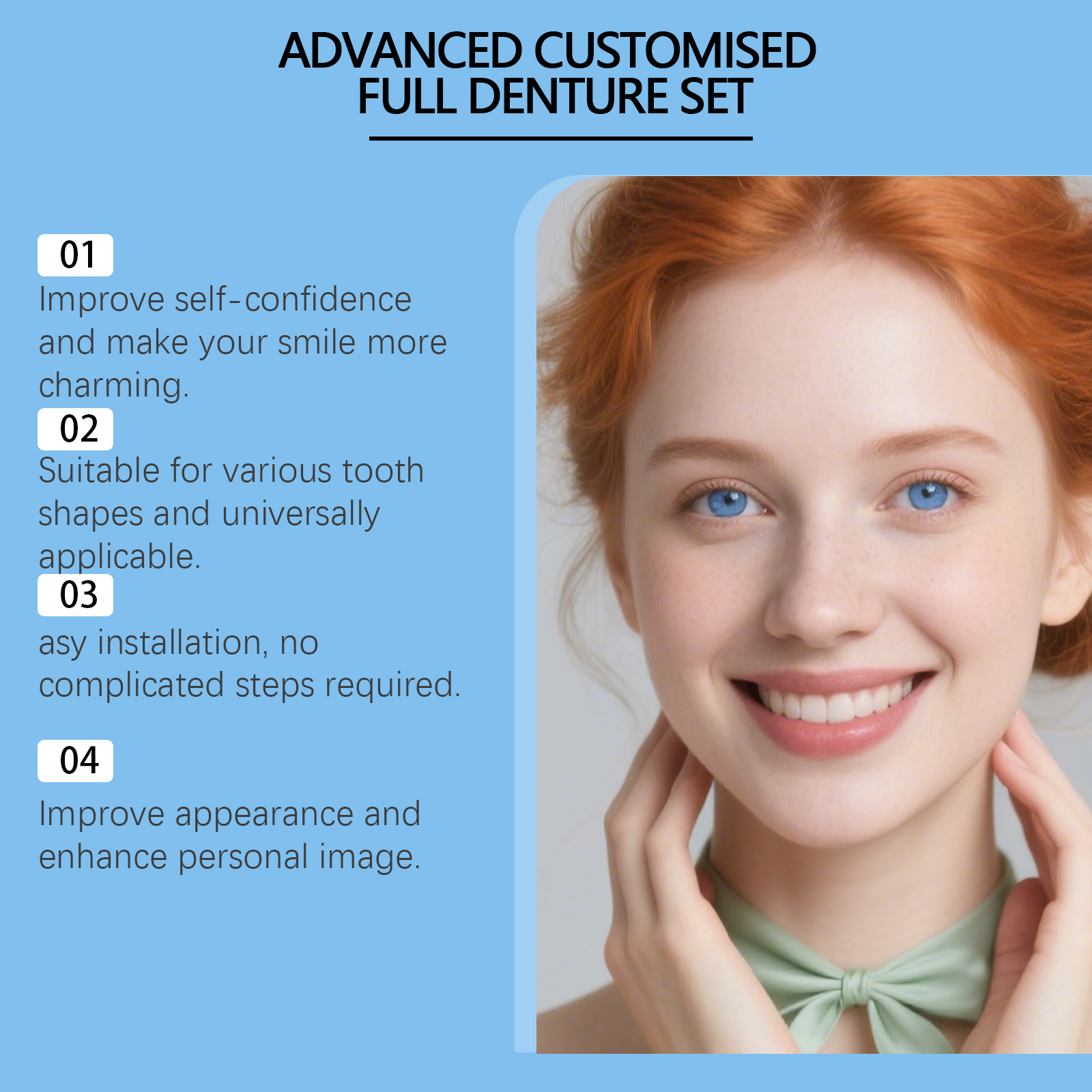 Set Gigi Tiruan Silikon untuk  - Teeth Whitening Veneers ulasan dan harga