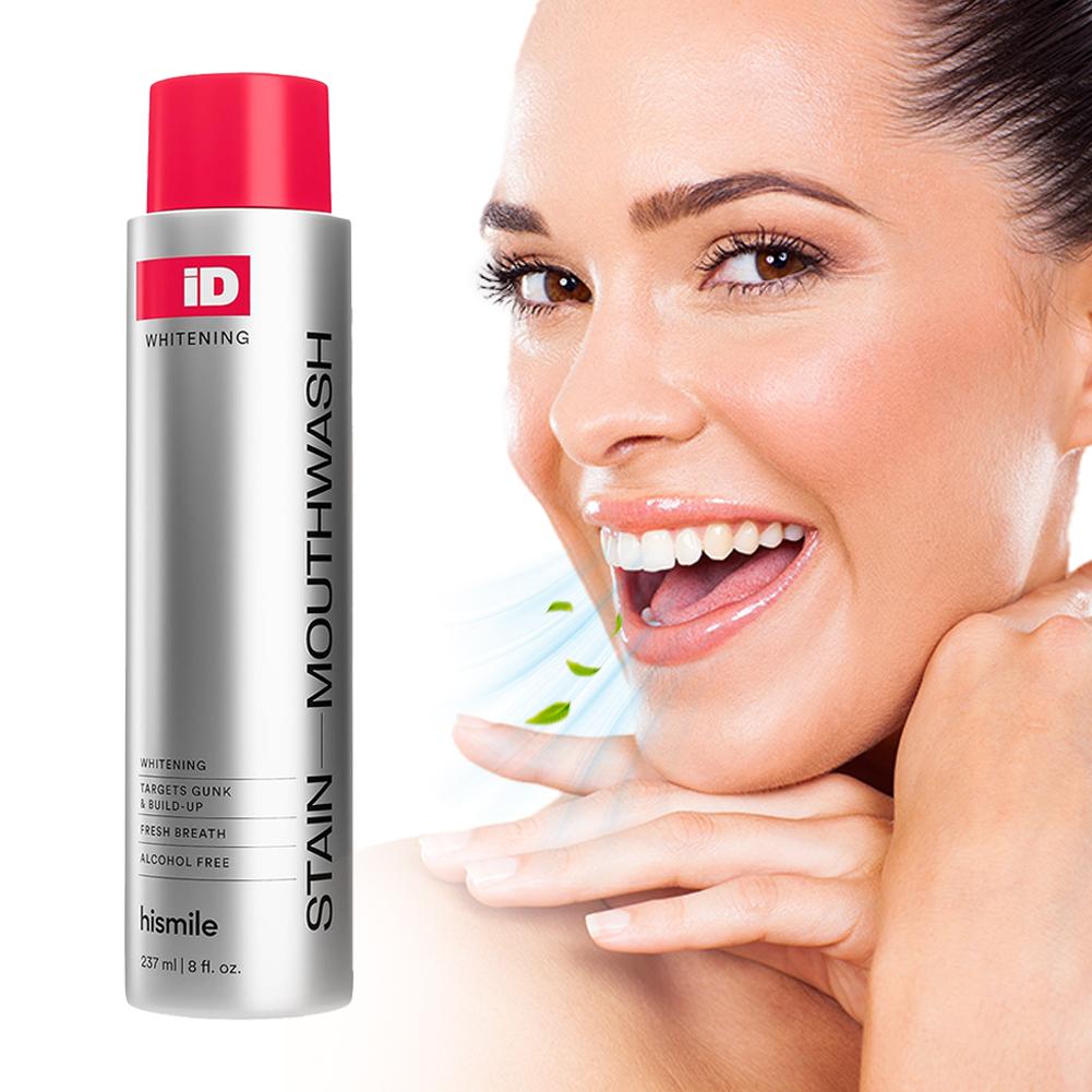Hismile iD Obat Kumur Bebas Al - Teeth Whitening Mouthwash ulasan dan harga