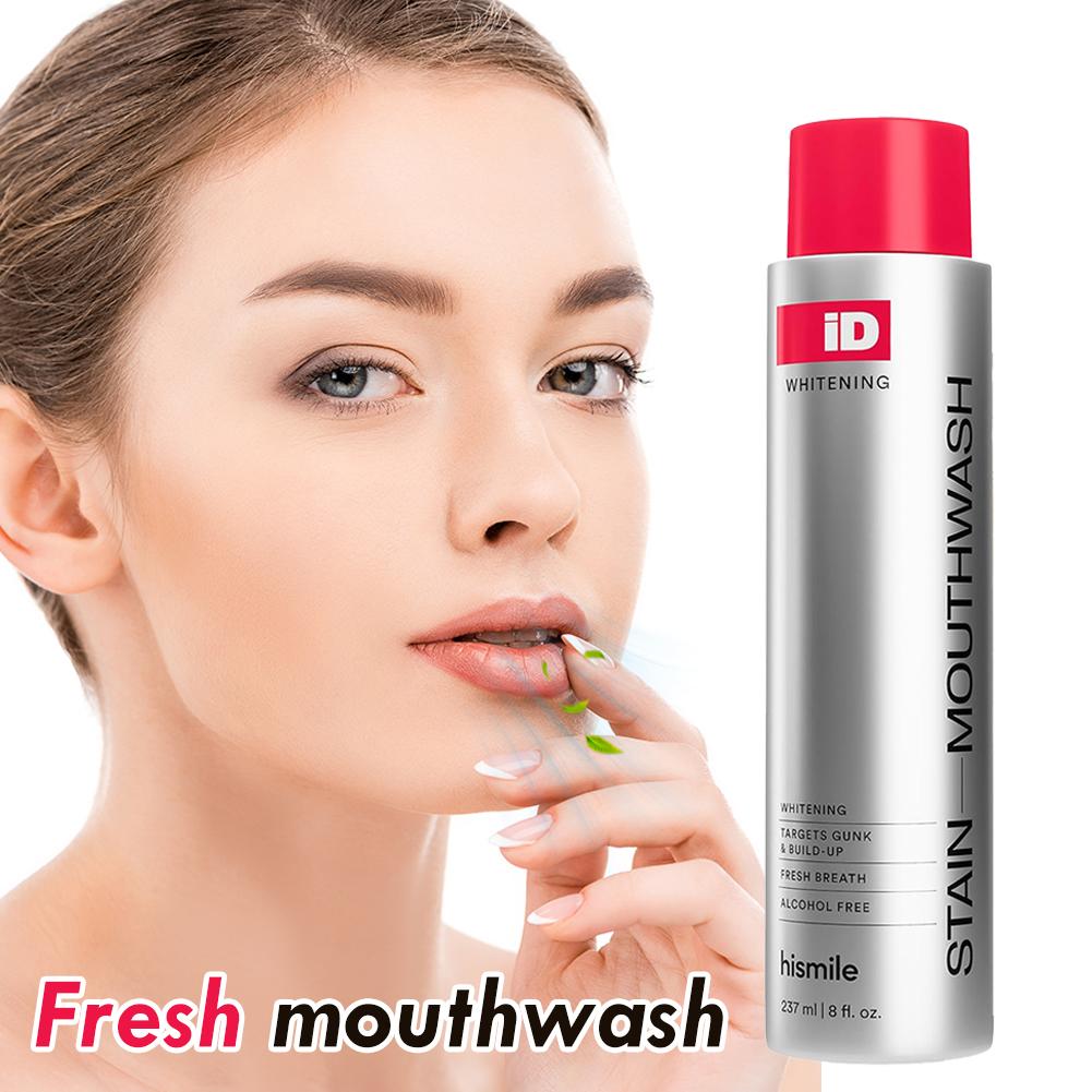 Hismile iD Obat Kumur Bebas Al - Teeth Whitening Mouthwash ulasan dan harga