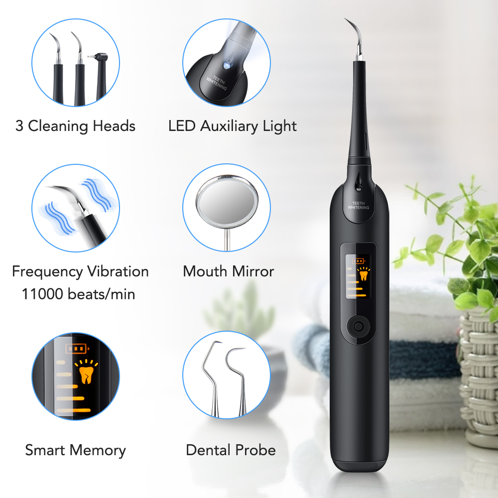 Penghilang karang gigi elektri - Teeth Whitening At Home ulasan dan harga