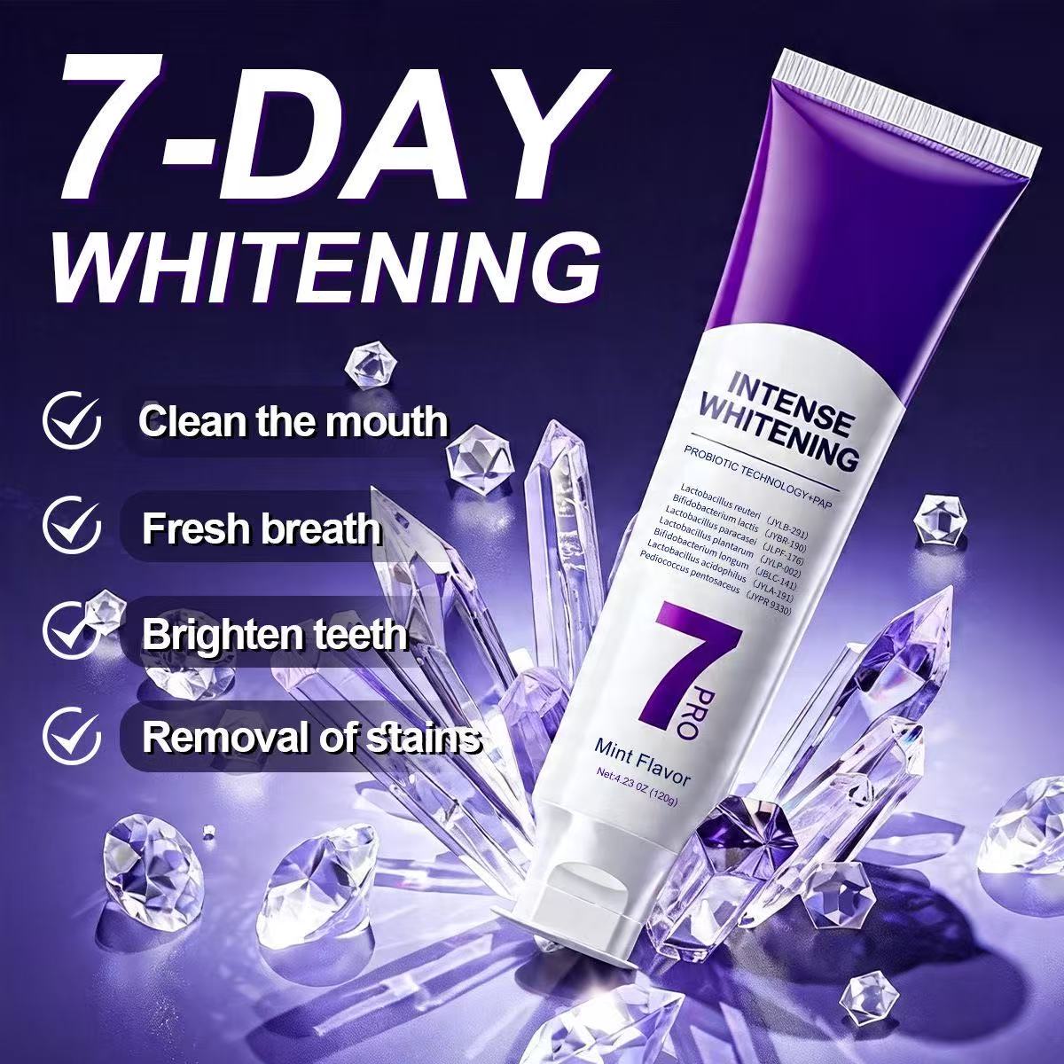 Pasta Gigi Pemutih Probiotik 7 - Teeth Whitening Treatment ulasan dan harga