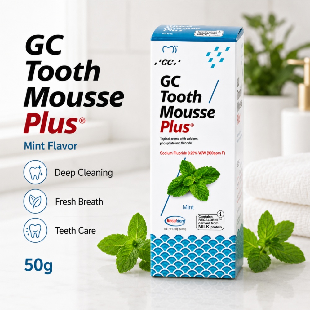 GCTooth Mousse Plus Rasa Mint  - Teeth Whitening Mousse ulasan dan harga