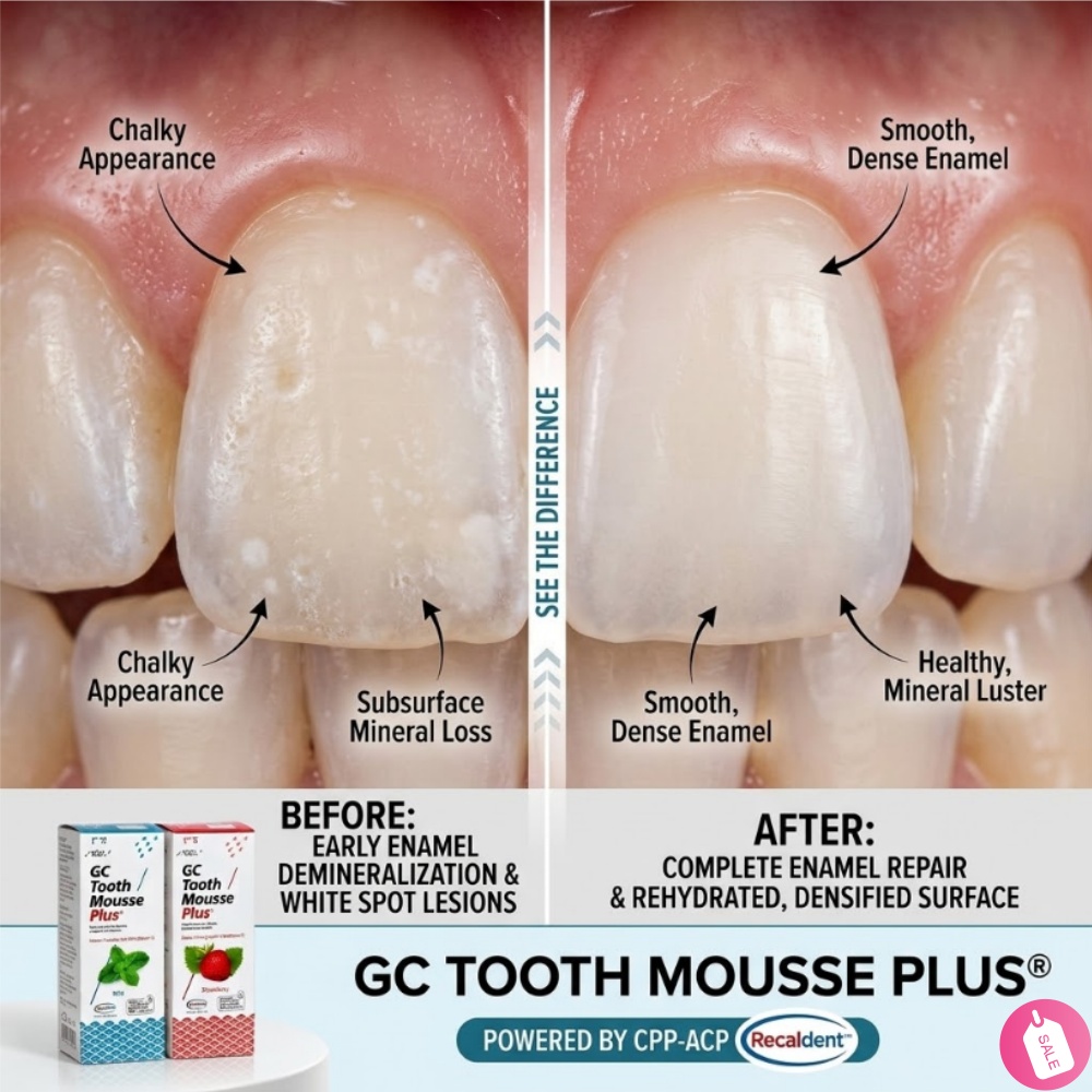 Pasta Gigi Mousse Rasa Buah GC - Teeth Whitening Mousse ulasan dan harga