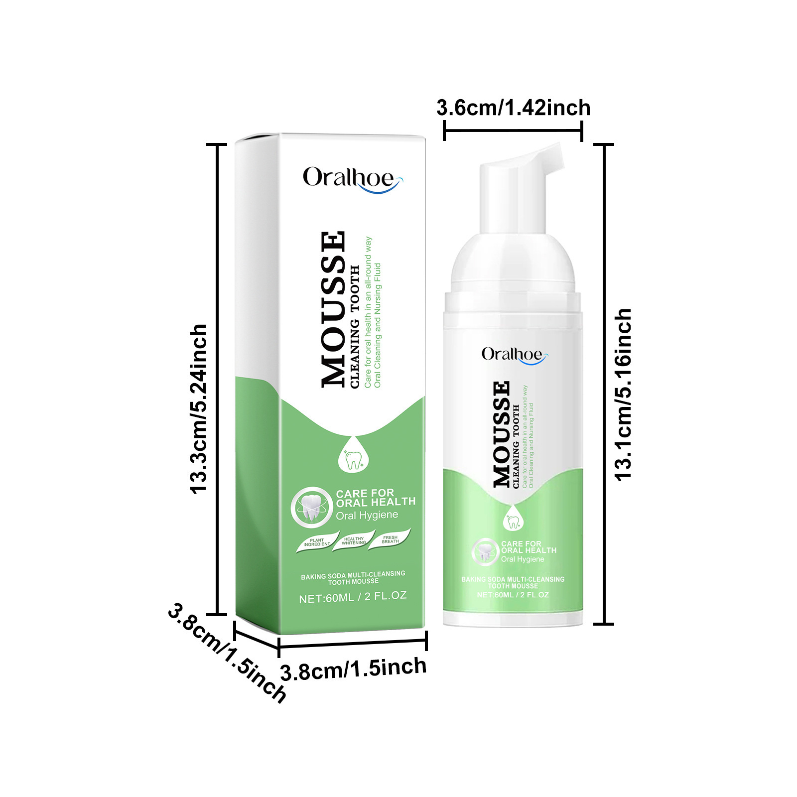 Busa Pemutih Ukuran Perjalanan - Teeth Whitening Mousse ulasan dan harga
