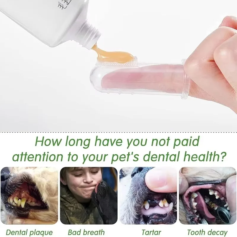 Sikat Gigi Jari Hewan Pelihara - Teeth Whitening Mouthwash ulasan dan harga