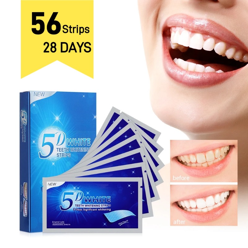 Strip pemutih gigi 5D, Strip G - Teeth Whitening Gel Refills ulasan dan harga