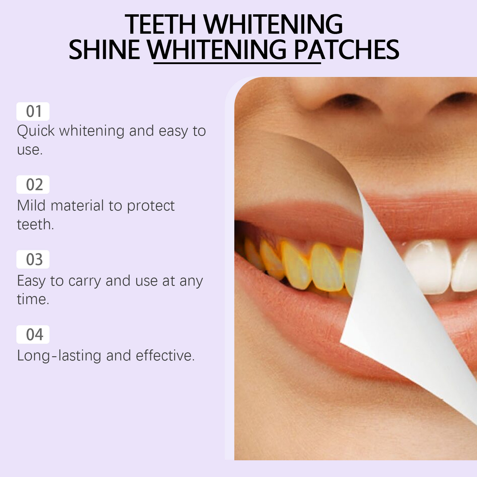 Strip Pemutih Gigi Ungu – Meng - Teeth Whitening At Home ulasan dan harga
