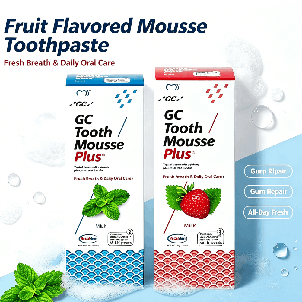 Pasta Gigi Mousse Rasa Buah Me - Teeth Whitening Mousse ulasan dan harga