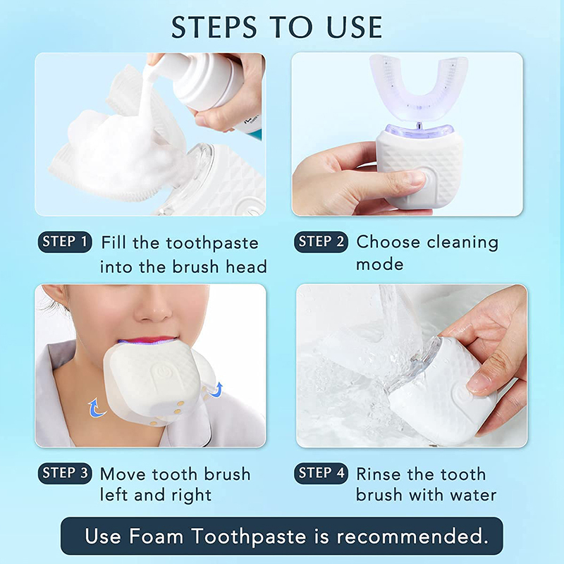 Lampu Pemutih Gigi Bentuk U Is - Teeth Whitening Quick ulasan dan harga