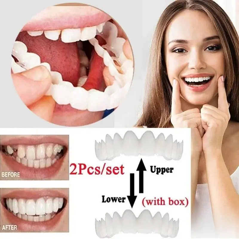 Veneer Pemutih Gigi Penutup Gi - Teeth Whitening Quick ulasan dan harga