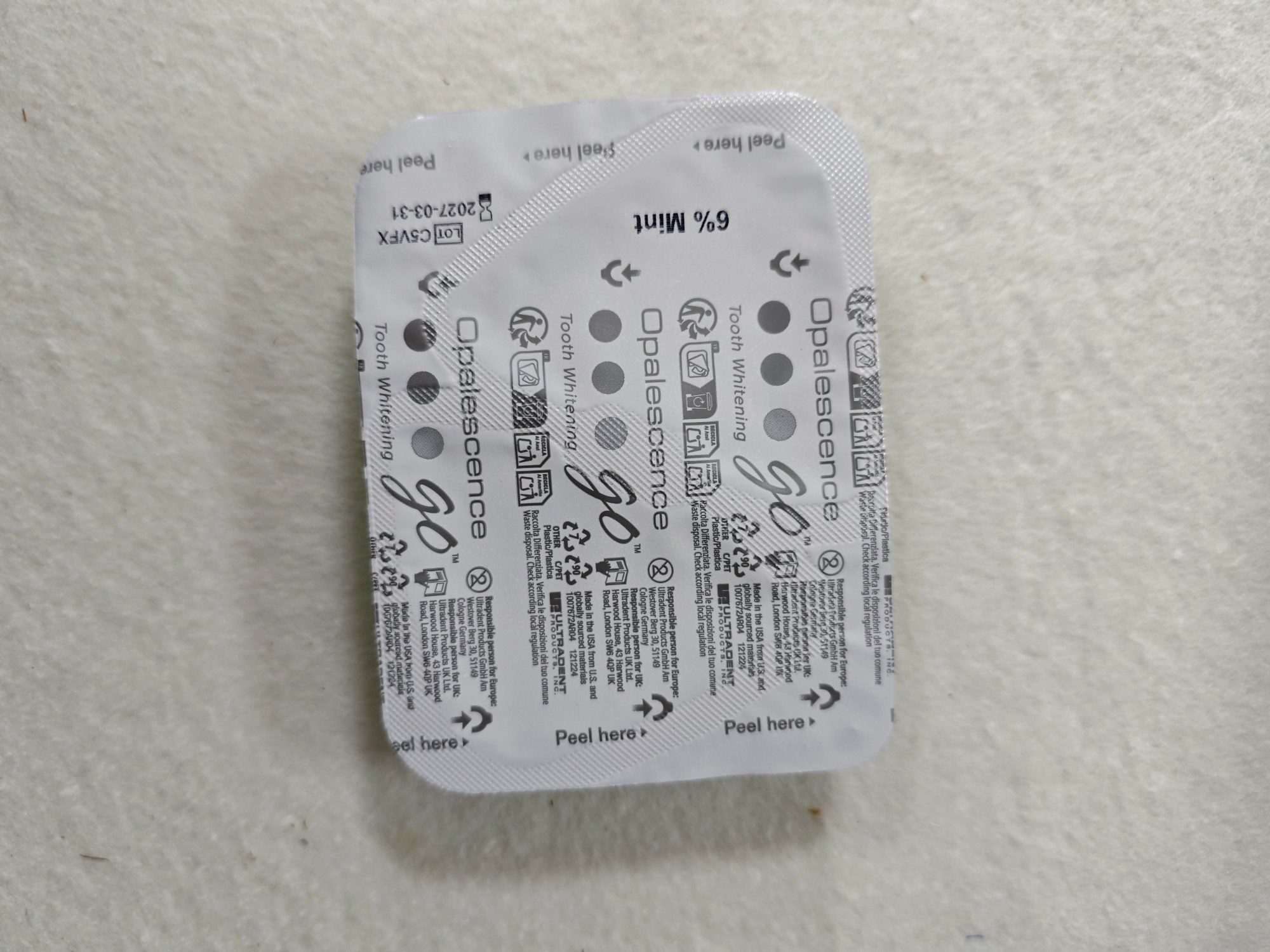 Ultradent Opalescence Go Patch - Teeth Whitening Opalescence Go ulasan dan harga