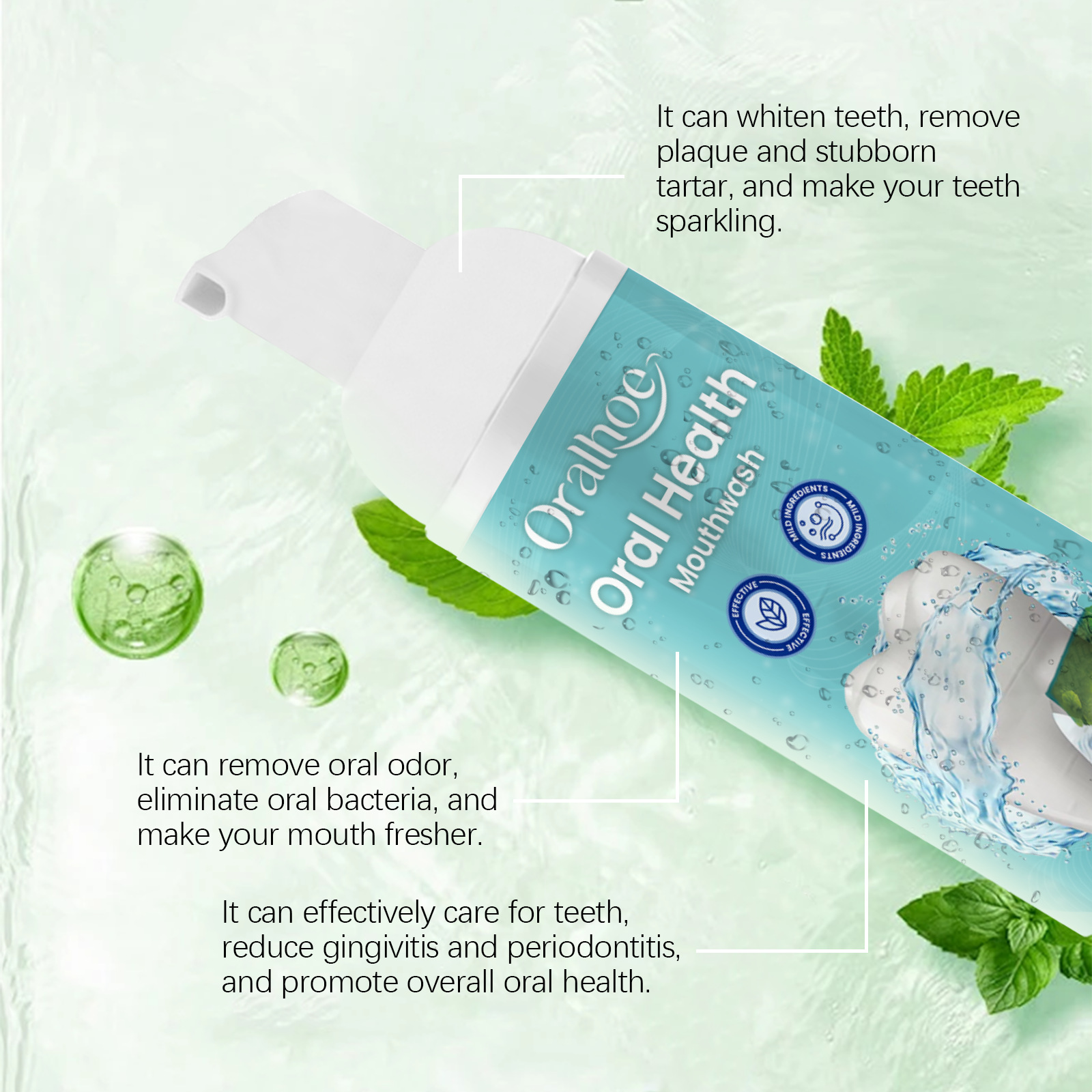 Busa Mousse Pemutih Gigi Pembe - Teeth Whitening Mousse ulasan dan harga