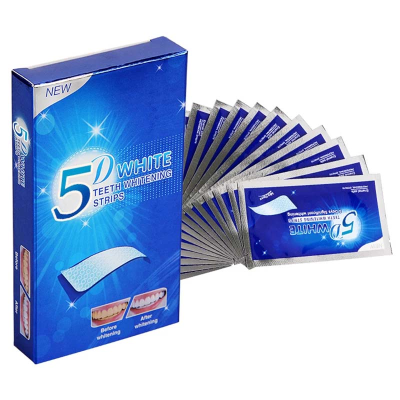 Kit Pemutih Gigi Gel 5d Strip  - Teeth Whitening Gel Refills ulasan dan harga