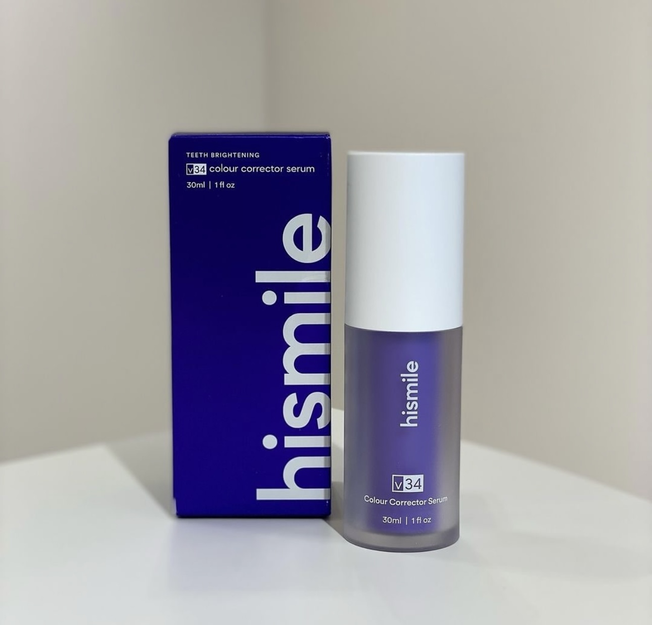 Hismile V34 Strip Pemutih Gigi - Whitening Mouthwash ulasan dan harga