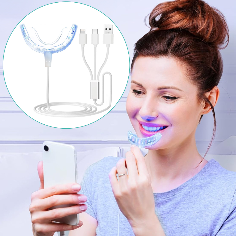 Lampu Akselerator Pemutih Gigi - Teeth Whitening With Led Light ulasan dan harga