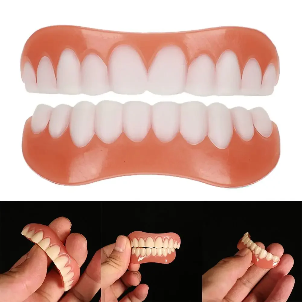 Kit Gigi Tiruan Silikon Lembut - Teeth Whitening Uv ulasan dan harga