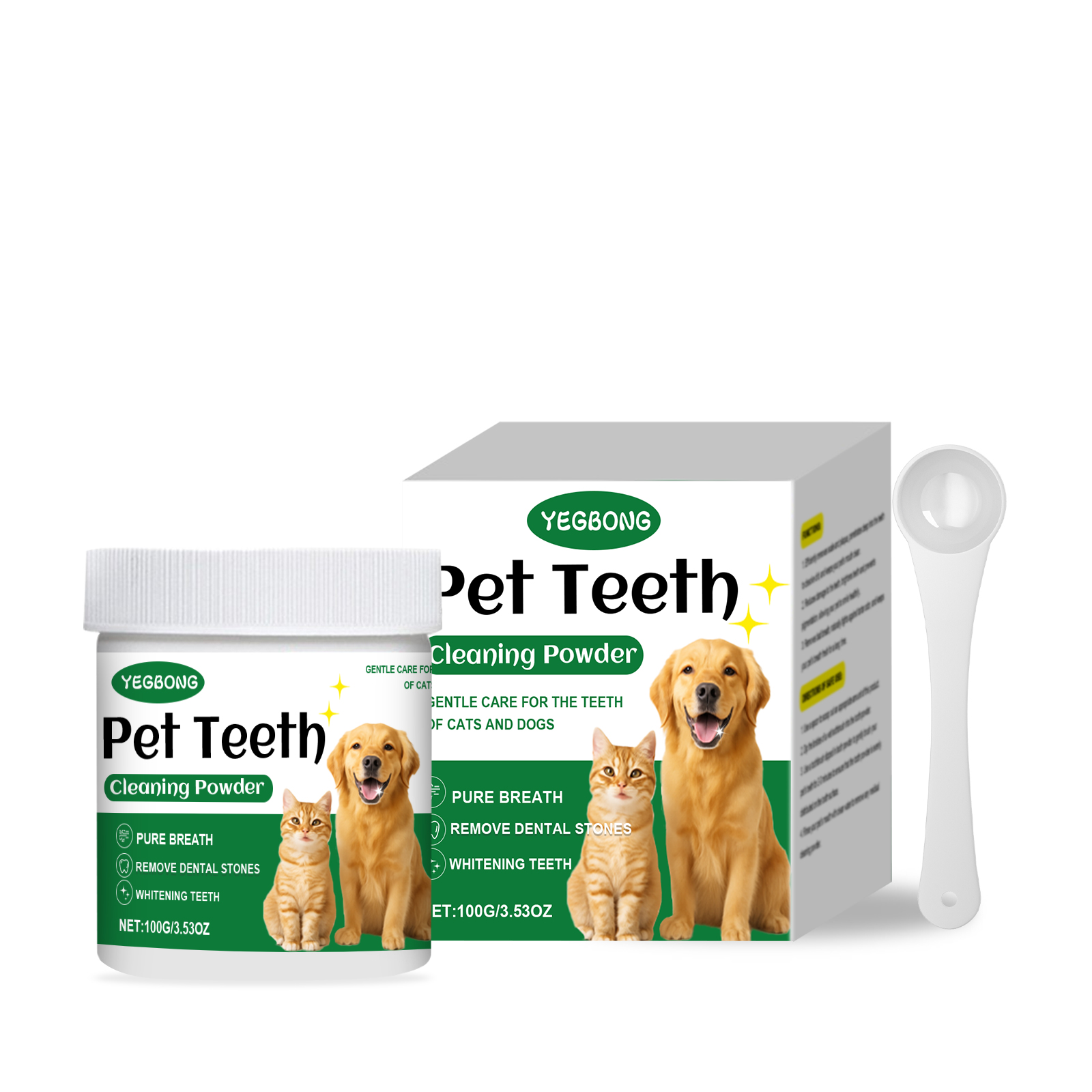 Bubuk Pembersih Gigi Hewan Pel - Teeth Whitening App ulasan dan harga