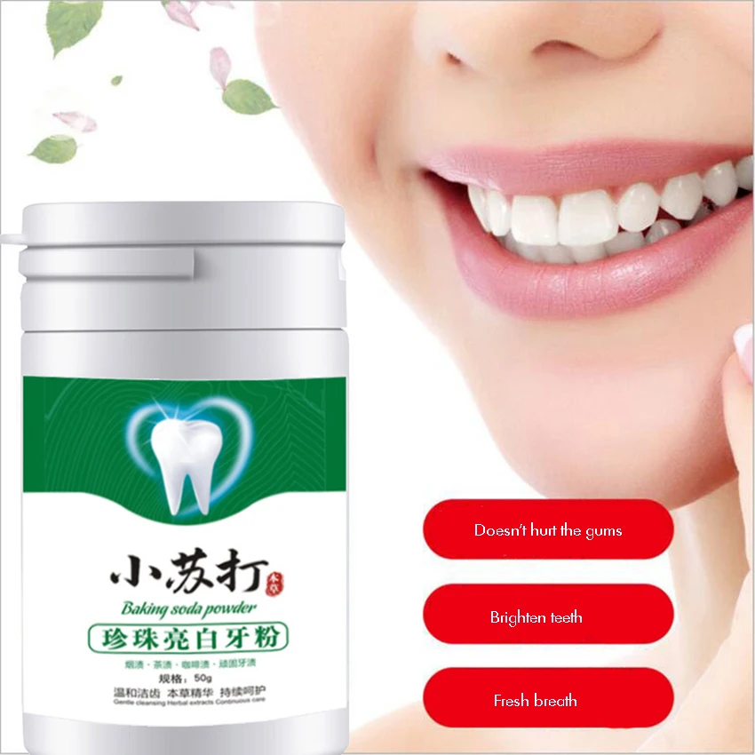 Bubuk Pemutih Gigi Soda Kue, P - Teeth Whitening With Baking Soda ulasan dan harga