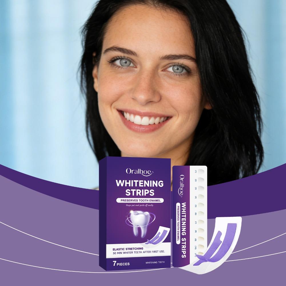 Strip Pemutih Gigi Ungu Formul - Teeth Whitening Quick ulasan dan harga