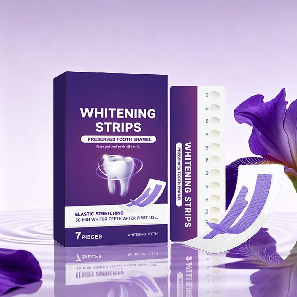 Strip Pemutih Gigi Ungu Formul - Teeth Whitening Quick ulasan dan harga
