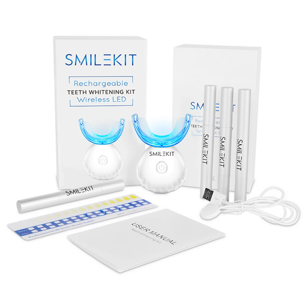 Kit pemutih gigi Mini 16 LED c - Whitening Mouthwash ulasan dan harga