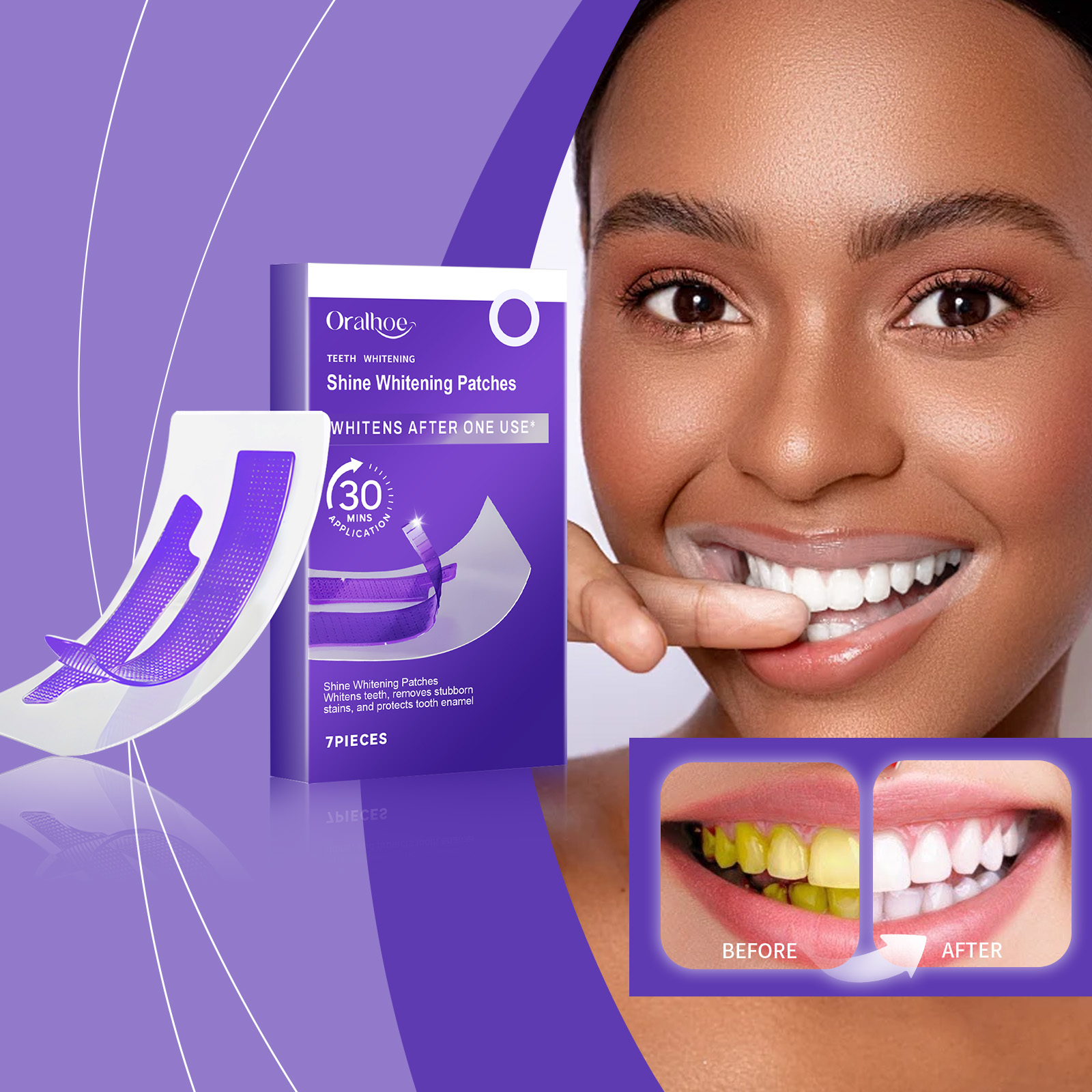 7 Buah Stiker Pembersih Gigi P - Teeth Whitening Gel Refills ulasan dan harga