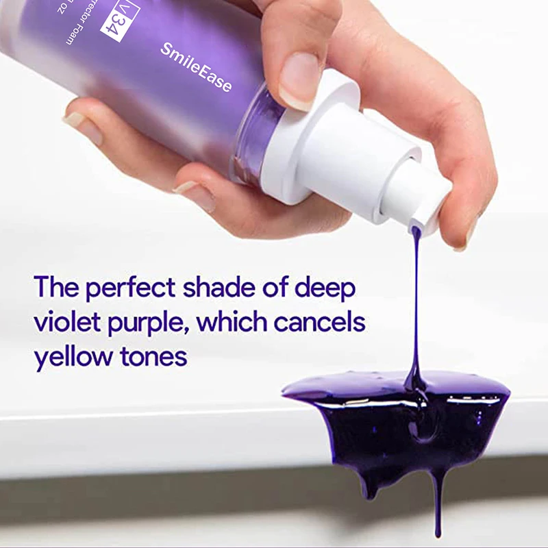 45ml Smilekit Purple Tooth Mou - Teeth Whitening Mousse ulasan dan harga