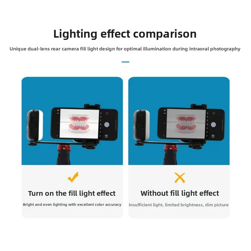 Lampu Fotografi Gigi, Flash LE - Teeth Whitening With Led Light ulasan dan harga